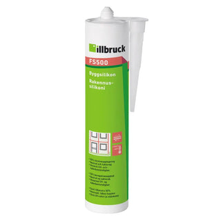 BYGGSILIKON FS500 GRÅ 310ML - ILLBRUCK