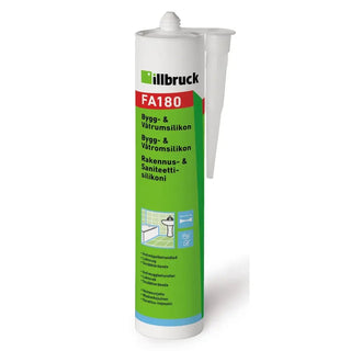Illbruck Bygg&våtrumssilikon Fa180 Vit 0,3l | CleanNest - ILLBRUCK | CleanNest
