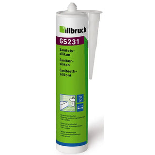 SANITETSSILIKON GS231 VIT 310ML - ILLBRUCK