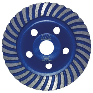 DIAMANTSLIPSKÅL 125 MM TURBO - INDUSTRIAL