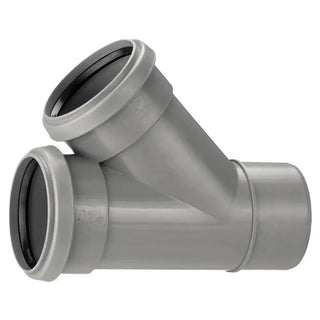 INOWA Grenrör Ht M 2 Muffar 45Gr 110/110 | CleanNest - INOWA | CleanNest