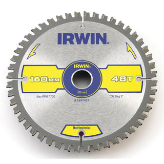 SÅGKL 160X20/16MM 48T 2,4MM MULTI - IRWIN