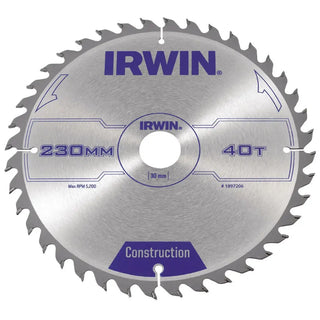SÅGKL 230X30/20/16MM 40T 2,8MM - IRWIN