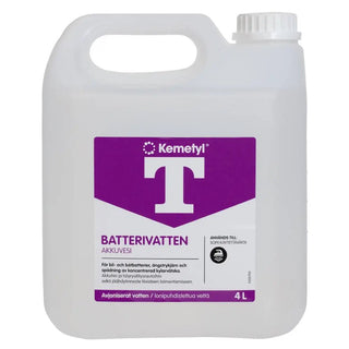 Kemetyl Batterivatten 4l T - vatten Kluckfri | CleanNest - KEMETYL | CleanNest