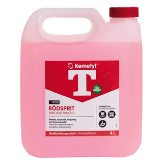 Kemetyl Bränslesprit T - röd 4l Kluckfri | CleanNest - KEMETYL | CleanNest