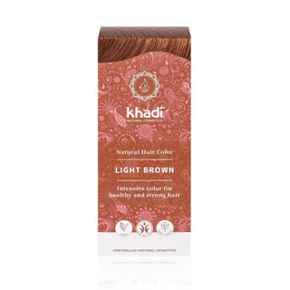 Khadi Hair Color Light Brown 100g