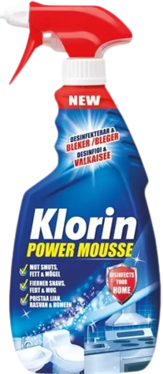 Klorin Power Mousse Spray - 500ml - CleanNest
