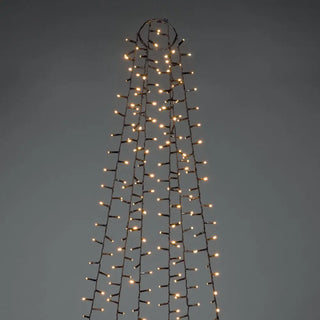 JULGRANSSLINGA 2,4M 6X100 LED AMBER - KONSTSMIDE