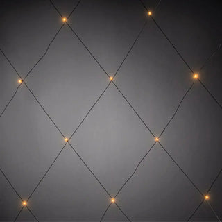 LJUSNÄT 3X3M 96AMBER LED SVART - KONSTSMIDE