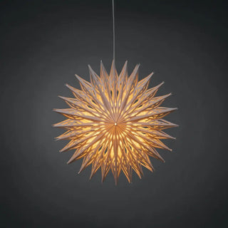 PAPPERSSTJÄRNA VIT BLOMMA 60CM - KONSTSMIDE