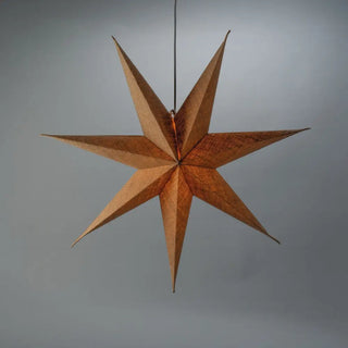 PAPPERSSTJÄRNA NATUR 60CM - KONSTSMIDE