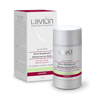 Lavilin deodorant i stickform för kvinnor, ger upp till 72 timmars totalt luktskydd.