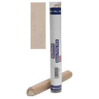 En pinne med beige epoxispackel.