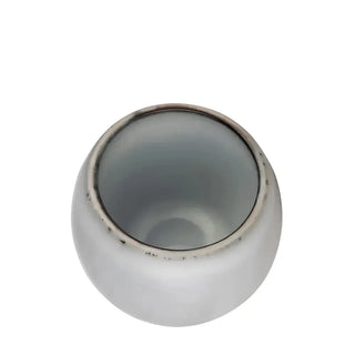 Saltskål i metall för städprodukter eller rengöringsmedel, Grå, Ø6x5 cm
