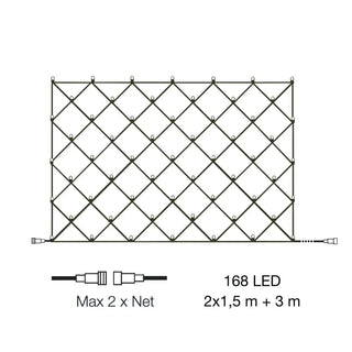 LJUSNÄT NET 2X1,5M + KABEL 3M - LIGHTSON