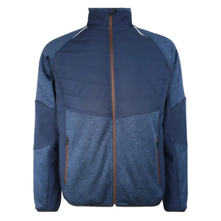 JACKA STICKAD STL 4XL BLÅ - LYNGSOE