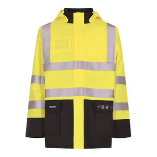 REGNJACKA FLAMSKYDD HI-VIS 4XL - LYNGSOE