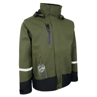 REGNJACKA STRETCH STL 5XL GRÖN - LYNGSOE