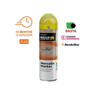 MERCALIN MARKERINGSFÄRG MERC. FLUO GUL | CleanNest - MERCALIN | CleanNest