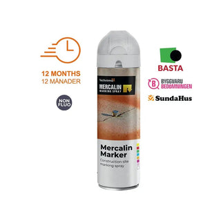 MERCALIN MARKERINGSFÄRG MERC. FLUO VIT | CleanNest - MERCALIN | CleanNest