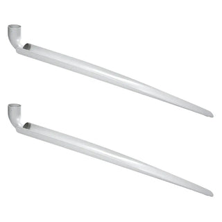 REGNVATTENRÄNNA VIT 2P FÄLLB FLOW - MRFLOWOUT