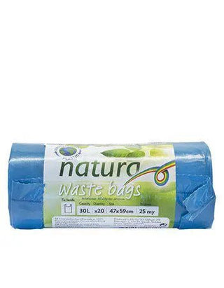 Natura - Avfallspåsar blå 30L 20-Pack - Natura | CleanNest