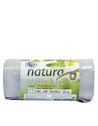 Natura - Avfallspåsar grå 30L 20-Pack - Natura | CleanNest