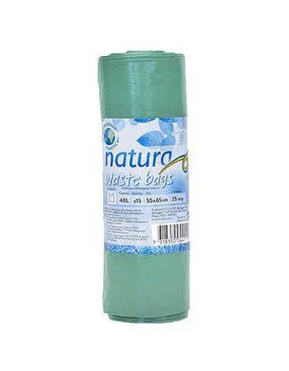 Natura - Avfallspåsar grön 40 L 15-Pack - Natura | CleanNest