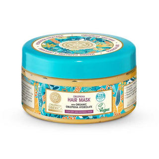Natura Siberica Hair Mask with Organic Oblepikha Hydrolate for Dry and Normal Hair 300ml