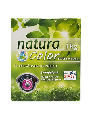 Natura Tvättmedel Pulver Color - 1kg - CleanNest