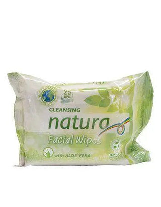 Natura - Våtservett Ansikte Aloe Vera 25-Pack - Natura | CleanNest