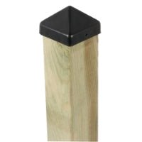 NORDICFENC STOLPHATT SVART 101X101MM | CleanNest - NORDICFENC | CleanNest