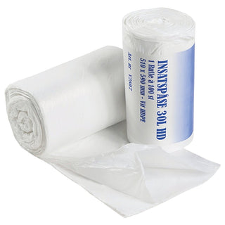 NPAPLAST AVFALLSPÅSE 30L 100ST/RLE VIT | CleanNest - NPAPLAST | CleanNest