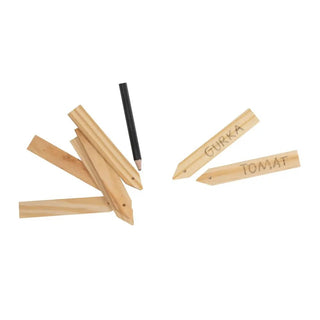 NYBY STICKETIKETTER TRÄ 10CM 20ST | CleanNest - NYBY | CleanNest