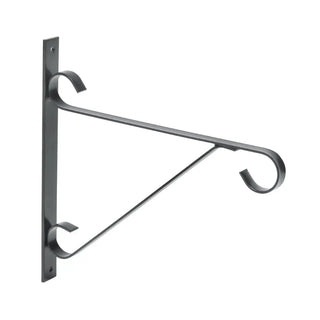 VÄGGKONSOL RAK 30CM SVART - NYBY