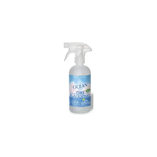 En sprayflaska med fläckborttagningsmedel ’Ocean Oxi’.