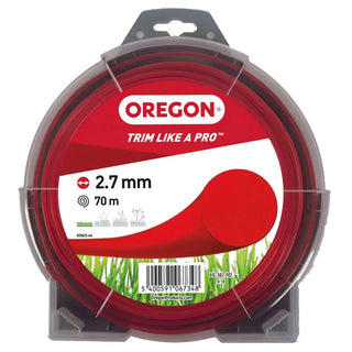 TRIMMERTRÅD RÖD 2,7MMX70M RUND - OREGON