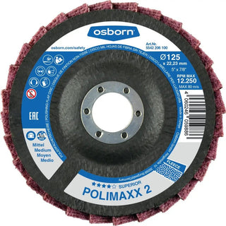 Osborn Polerrondell 125x22,23 Medium | CleanNest - OSBORN | CleanNest