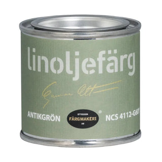 LINOLJEFÄRG ANTIKGRÖN 0,1L - OTTOSSON