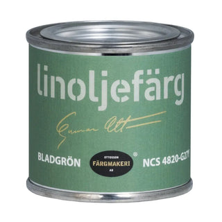 LINOLJEFÄRG BLADGRÖN 0,1L - OTTOSSON