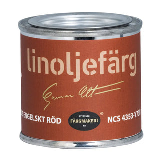 LINOLJEFÄRG ENGELSKT RÖD LJUS 0,1L - OTTOSSON