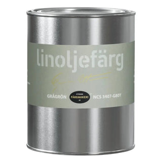 LINOLJEFÄRG GRÅGRÖN 1L - OTTOSSON