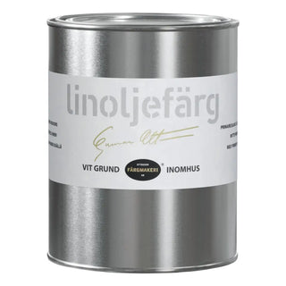 LINOLJEFÄRG VIT GRUND INNE 1L - OTTOSSON