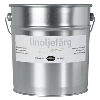LINOLJEFÄRG VIT GRUND INNE 5L - OTTOSSON