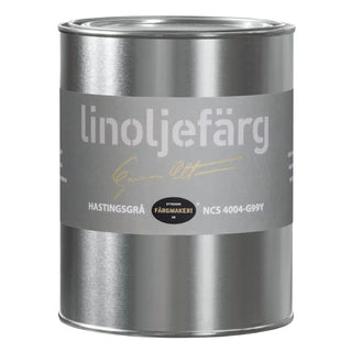 LINOLJEFÄRG HASTINGSGRÅ 1L - OTTOSSON