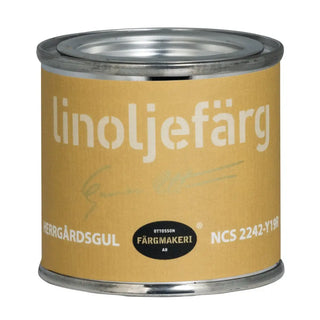 LINOLJEFÄRG HERRGÅRDSGUL 0,1L - OTTOSSON
