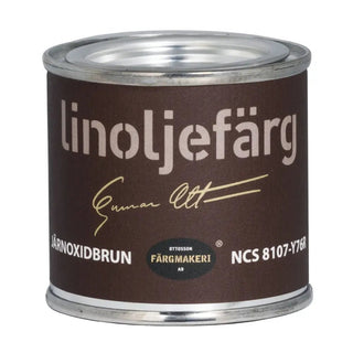 Ottosson Linoljefärg Järnoxidbrun 0,1l - | CleanNest - OTTOSSON | CleanNest