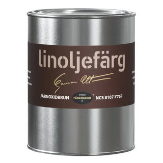 LINOLJEFÄRG JÄRNOXIDBRUN 1L - OTTOSSON