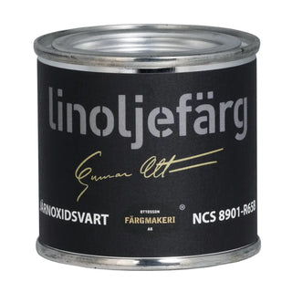 LINOLJEFÄRG JÄRNOXIDSVART 0,1L - OTTOSSON
