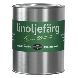 LINOLJEFÄRG KROMOXIDGRÖN 1L - OTTOSSON